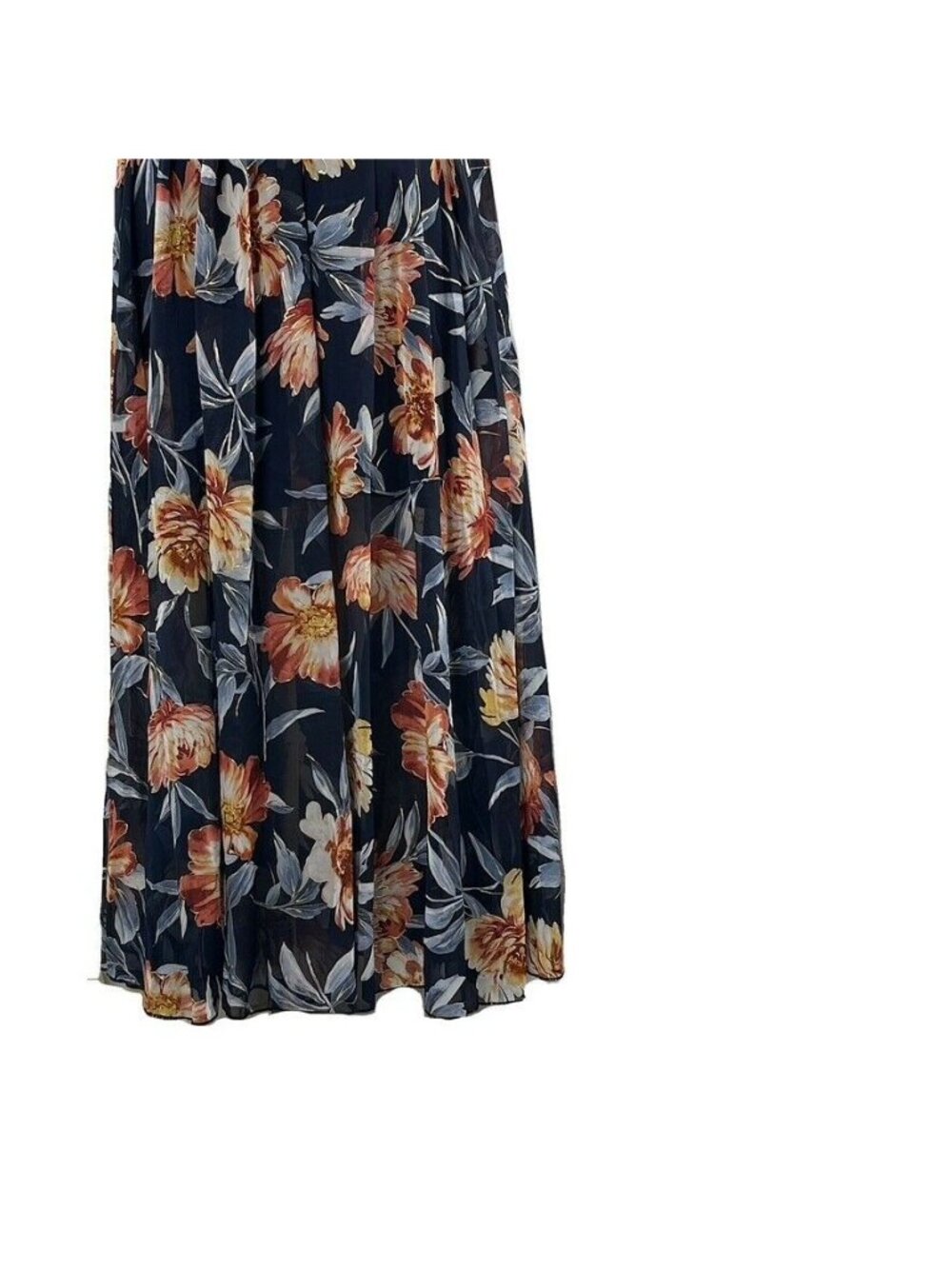 ALEXA B Floral Sleeveless Maxi Dress With Halter Neck - Picture 6 of 10